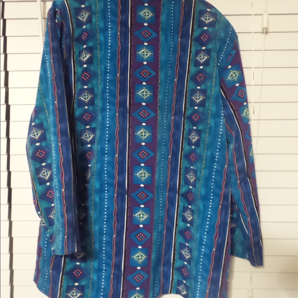 Vintage Erin London Jacket (L) multi/color